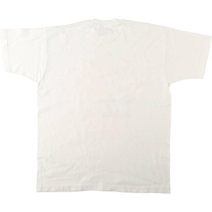 90'S Fruit of the Loom printed T-shirt, made in the USA, men's XXL, vintage cotton white type Vintage Second Hand