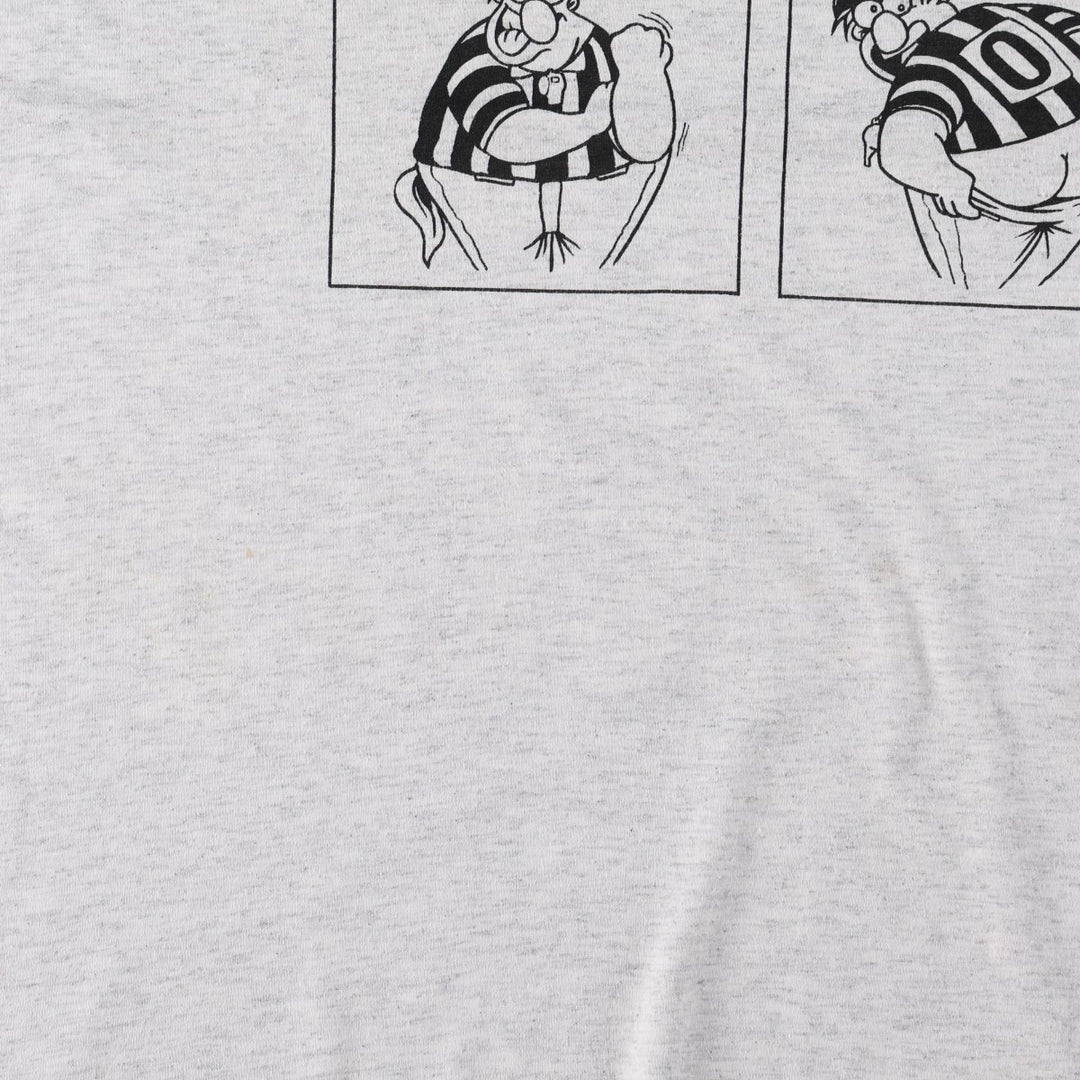 90'S Cal Cru Print T-Shirt, Made in USA, Men's XL equivalent, Vintage cotton white type Vintage Second Hand