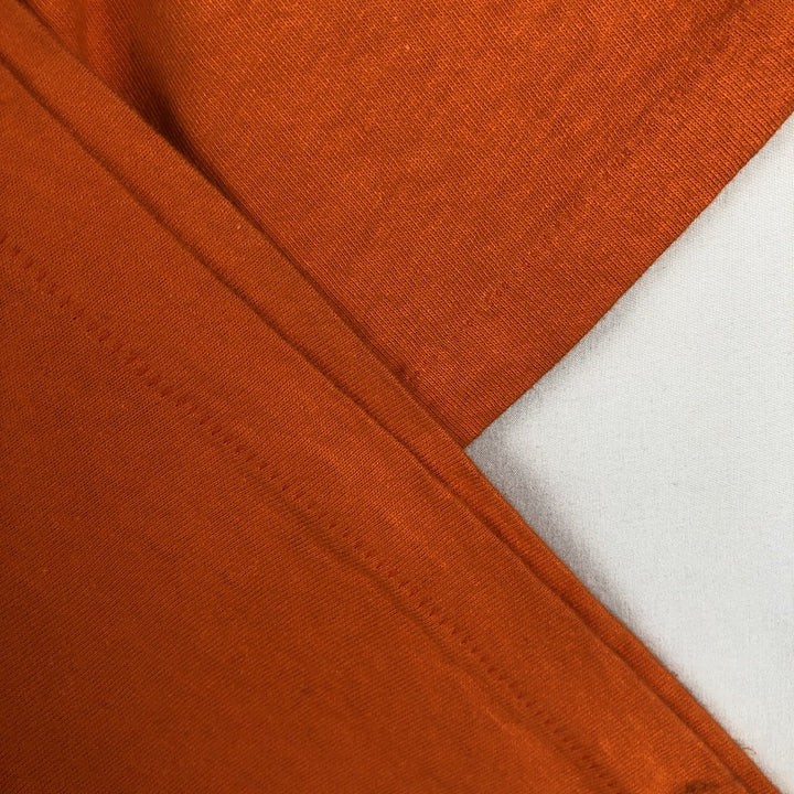 80'S Hanes Beefy Print T-Shirt, Made in USA, Men's Size M (approx.), Vintage cotton orange type Vintage Second Hand