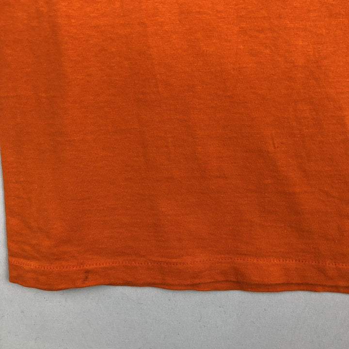 80'S Hanes Beefy Print T-Shirt, Made in USA, Men's Size M (approx.), Vintage cotton orange type Vintage Second Hand