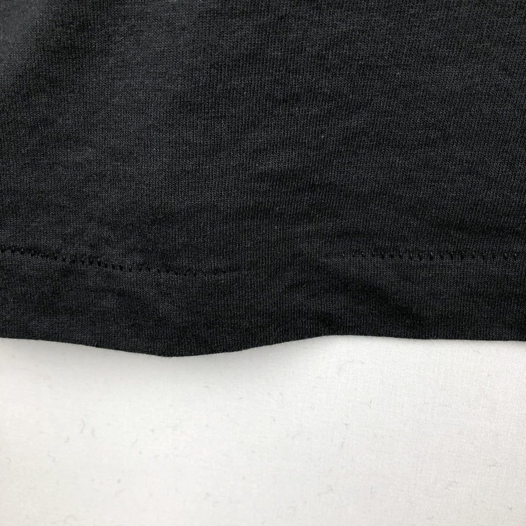 90'S Fruit of the Loom XL (Men's XL equivalent) Vintage Pin-up Girl cotton black type Vintage Second Hand