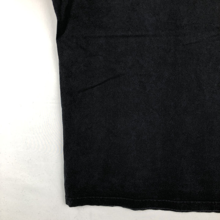 90'S PROPPER Skull Pattern Print T-Shirt, Made in USA, Men's XL equivalent, Vintage cotton black type Vintage Second Hand