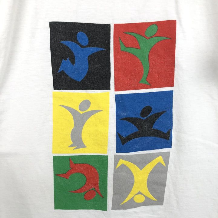 90'S Screen Stars Best Printed T-Shirt, Made in USA, Men's Size Medium, Vintage cotton white type Vintage Second Hand