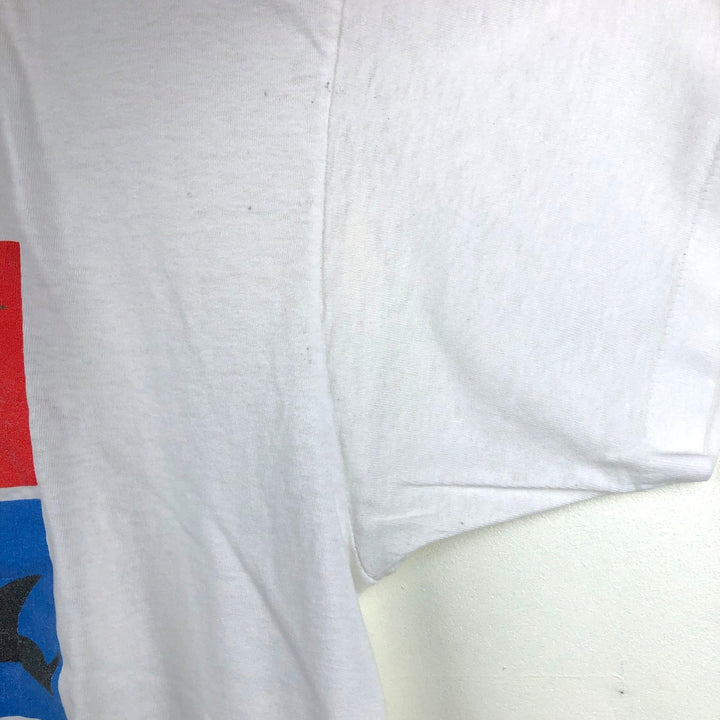 90'S Screen Stars Best Printed T-Shirt, Made in USA, Men's Size Medium, Vintage cotton white type Vintage Second Hand