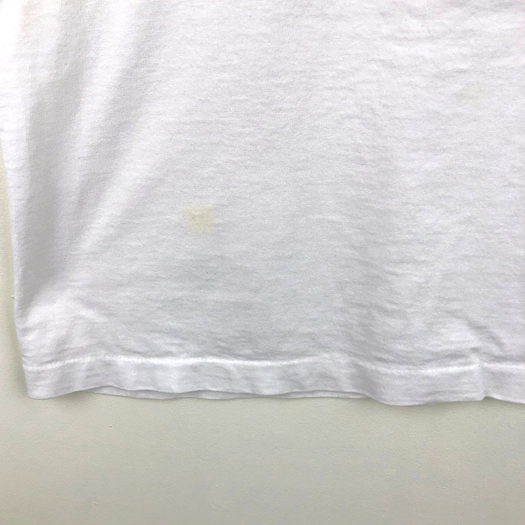 90'S Screen Stars Best Printed T-Shirt, Made in USA, Men's Size Medium, Vintage cotton white type Vintage Second Hand