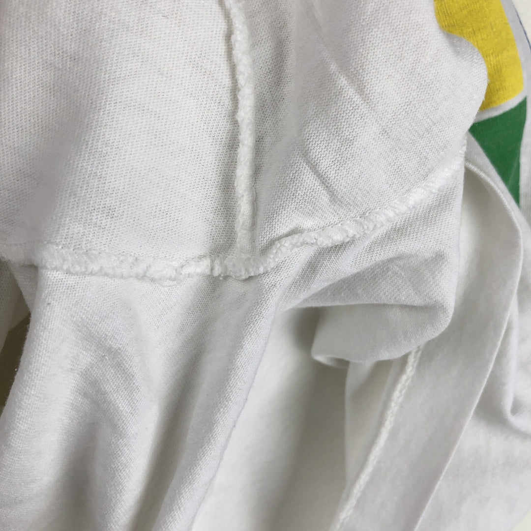 90'S Screen Stars Best Printed T-Shirt, Made in USA, Men's Size Medium, Vintage cotton white type Vintage Second Hand