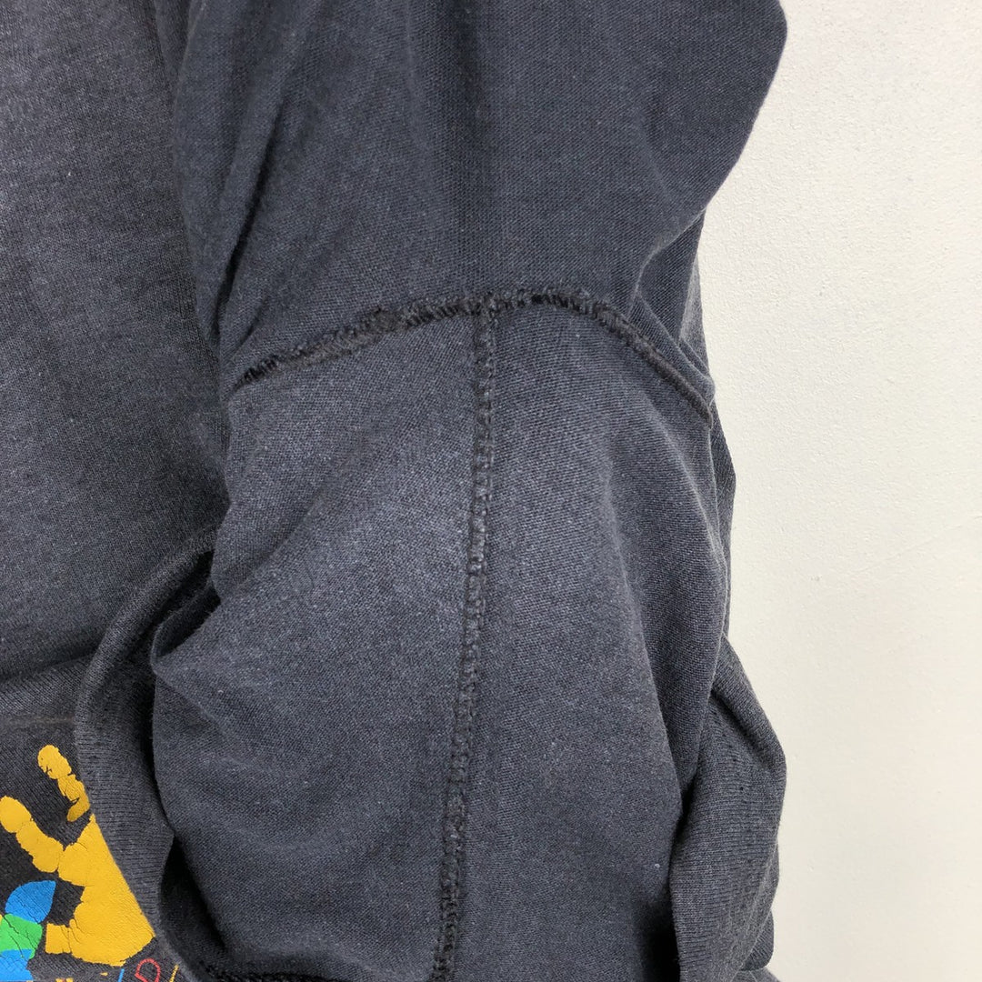 90's ONEITA POWER polyester black type Vintage Second Hand