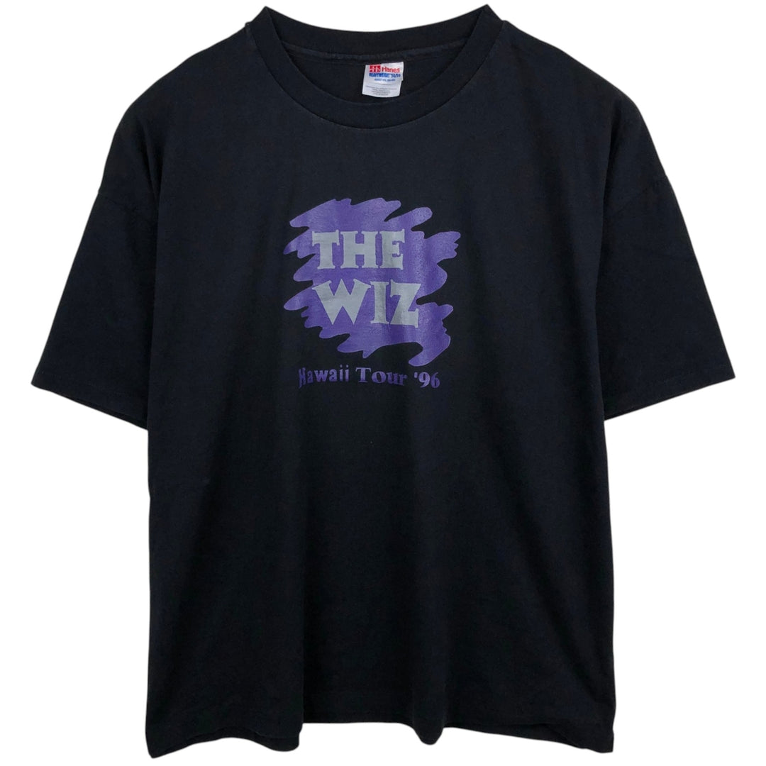 90'S Hanes HEAVYWEIGHT 50 cotton black type Vintage Second Hand
