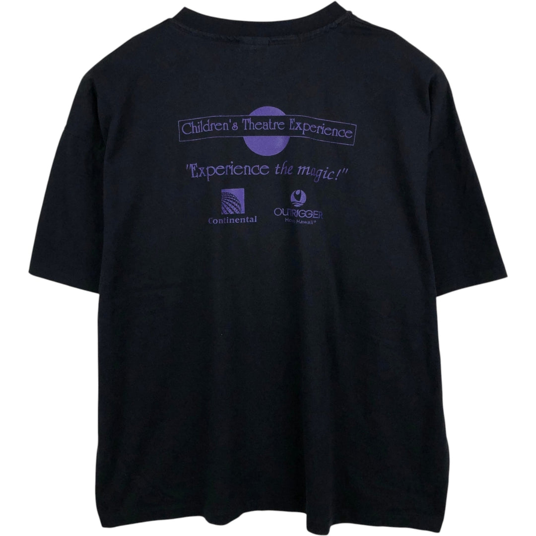 90'S Hanes HEAVYWEIGHT 50 cotton black type Vintage Second Hand