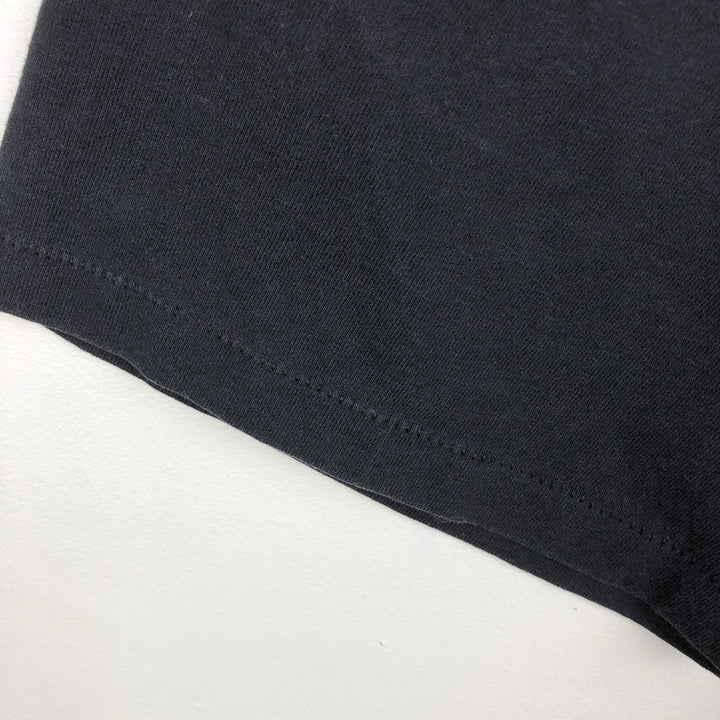 90'S Hanes HEAVYWEIGHT 50 cotton black type Vintage Second Hand