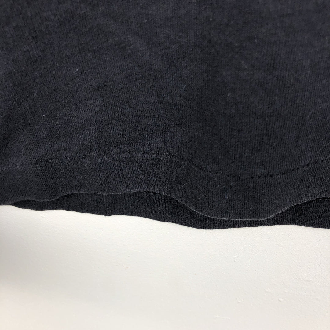 90'S Hanes HEAVYWEIGHT 50 cotton black type Vintage Second Hand