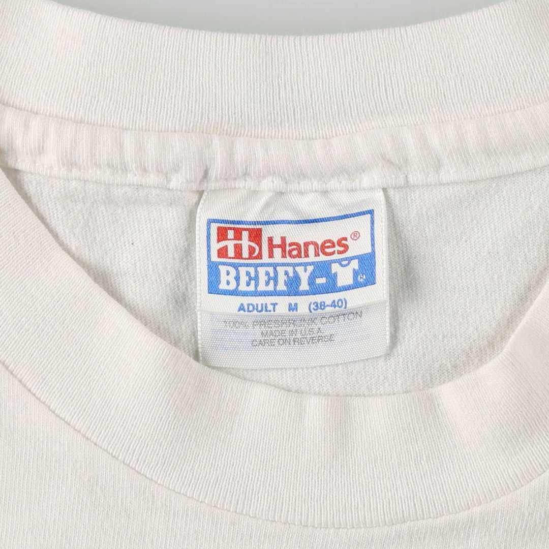 90'S Hanes The Hershey Company Print T-Shirt, Made in USA, Men's Size M (approx.), Vintage cotton white type Vintage Second Hand