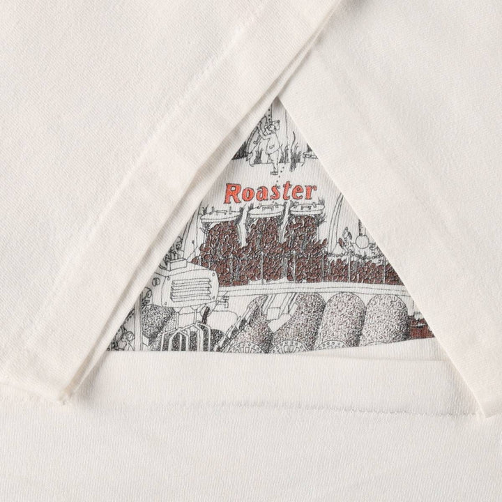 90'S Hanes The Hershey Company Print T-Shirt, Made in USA, Men's Size M (approx.), Vintage cotton white type Vintage Second Hand
