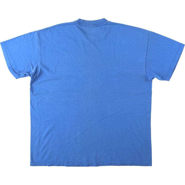 80s-90'S Stedman souvenir T-shirt, made in USA, men's size XL equivalent, vintage. cotton blue type Vintage Second Hand