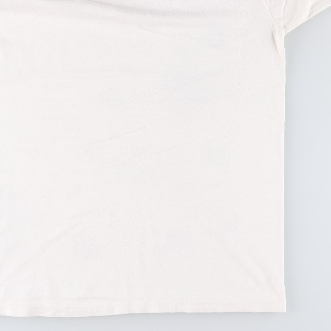 90'S Anvil Printed T-shirt Made in USA Men's XL Vintage cotton white type Vintage Second Hand