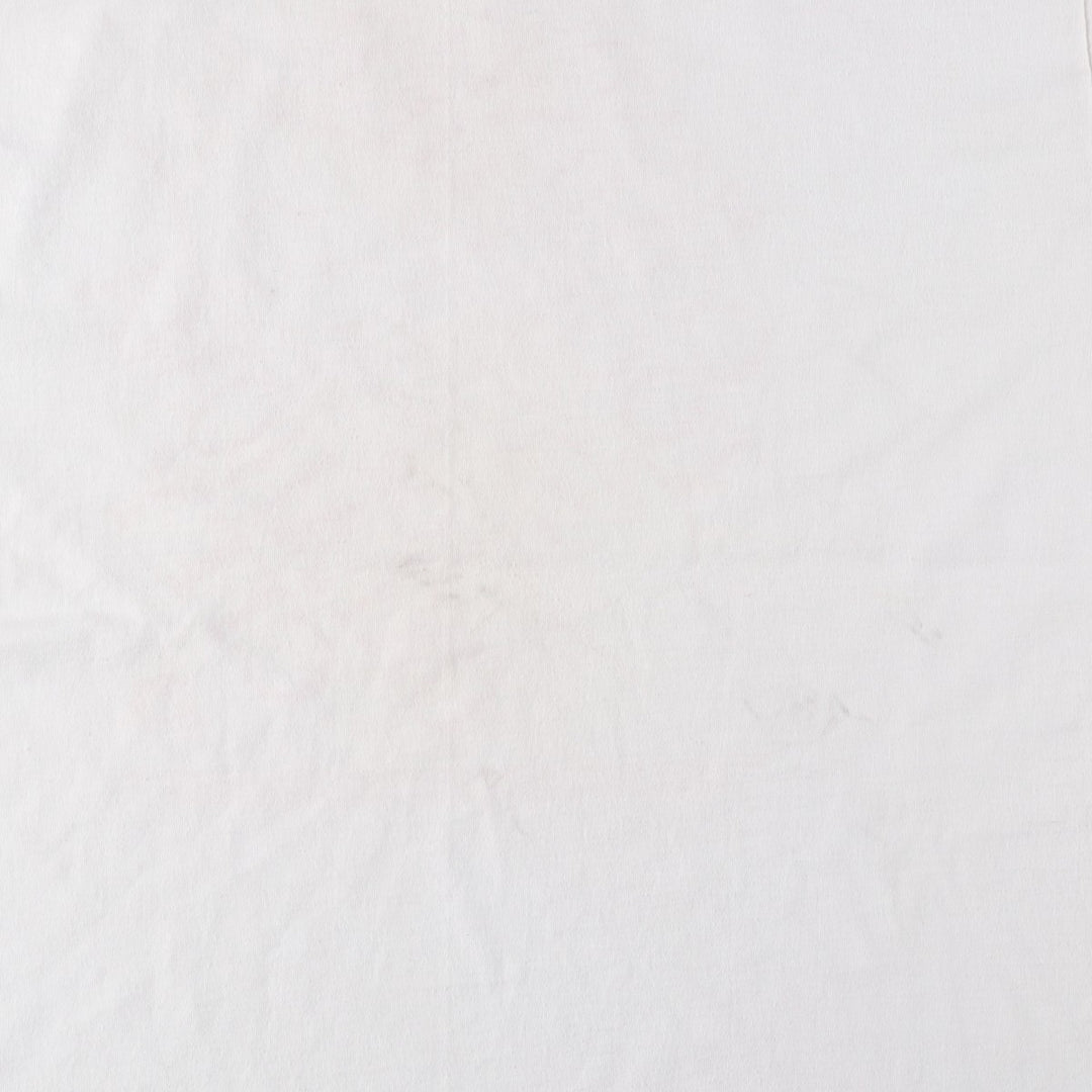 90'S Fruit of the Loom printed T-shirt, made in the USA, men's XL size, vintage cotton white type Vintage Second Hand