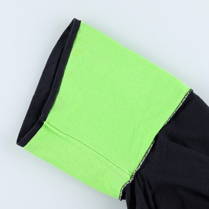 80'S Sherry's BEST Print T-Shirt, Made in USA, Men's XL equivalent, Vintage cotton black type Vintage Second Hand