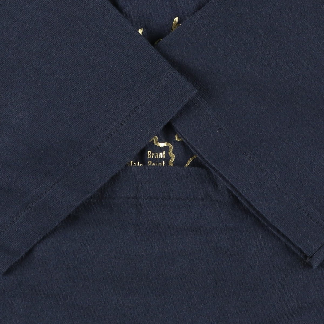 80'S Hanes BEEFY-T Blue Tag Souvenir T-Shirt, Made in USA, Men's XL Equivalent, Vintage cotton navy blue type Vintage Second Hand