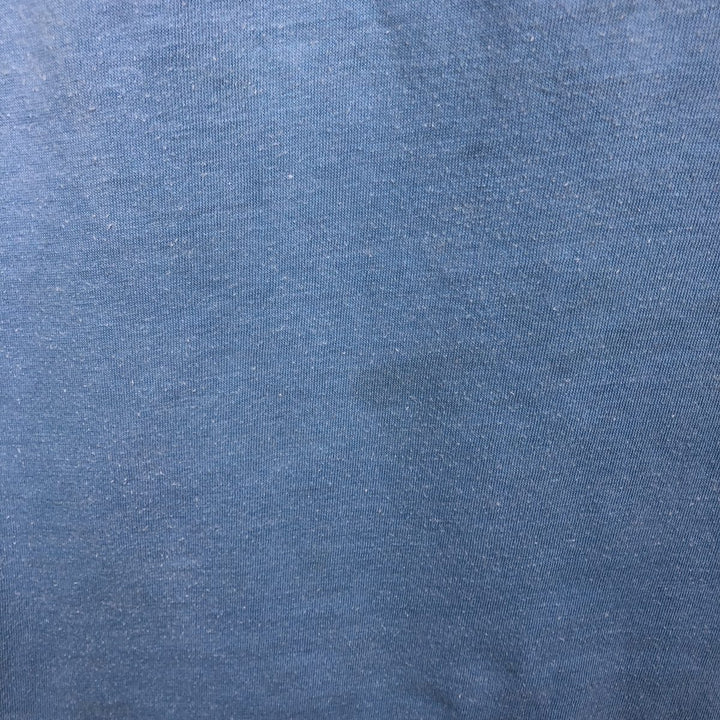 80'S Hanes Fifty-Fifty Blue Tag Printed T-Shirt, Made in USA, Men's Size L (approx.) cotton Blue type light blue Vintage Second Hand