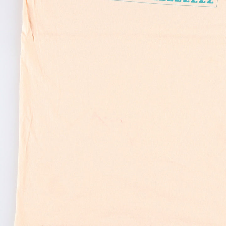 90'S ONEITA College T-shirt, Made in USA, Men's Size L (approx.), Vintage cotton orange type Vintage Second Hand