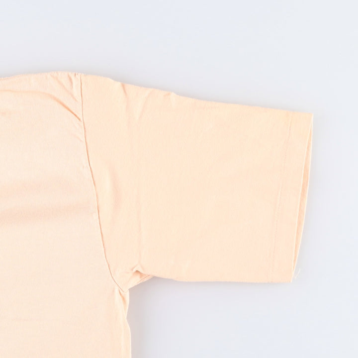 90'S ONEITA College T-shirt, Made in USA, Men's Size L (approx.), Vintage cotton orange type Vintage Second Hand