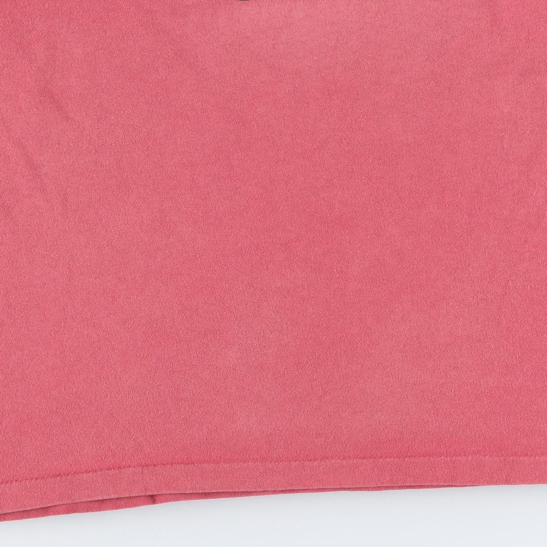 90'S Anvil KAVU Short-Sleeve Logo T-Shirt, Made in USA, Men's Size L (Equivalent), Vintage cotton pink type Vintage Second Hand