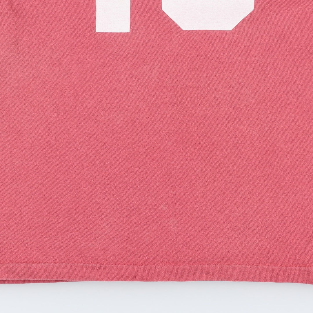 90'S Anvil KAVU Short-Sleeve Logo T-Shirt, Made in USA, Men's Size L (Equivalent), Vintage cotton pink type Vintage Second Hand