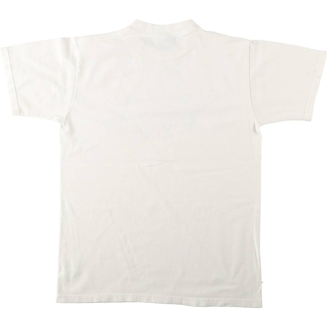 All Sport MAXWEIGHT De Colores Printed T-Shirt, Made in USA, Men's Size M (approx.) cotton white type Vintage Second Hand