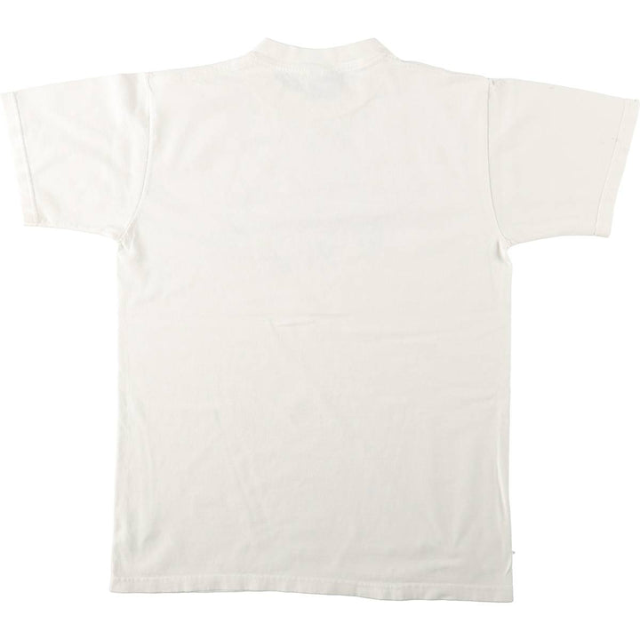 All Sport MAXWEIGHT De Colores Printed T-Shirt, Made in USA, Men's Size M (approx.) cotton white type Vintage Second Hand