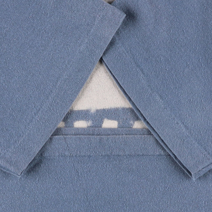 90'S Prairie Mountain American Sportwear Printed T-Shirt, Made in USA, Men's Size M (approx.), Vintage cotton Blue type light blue Vintage Second Hand