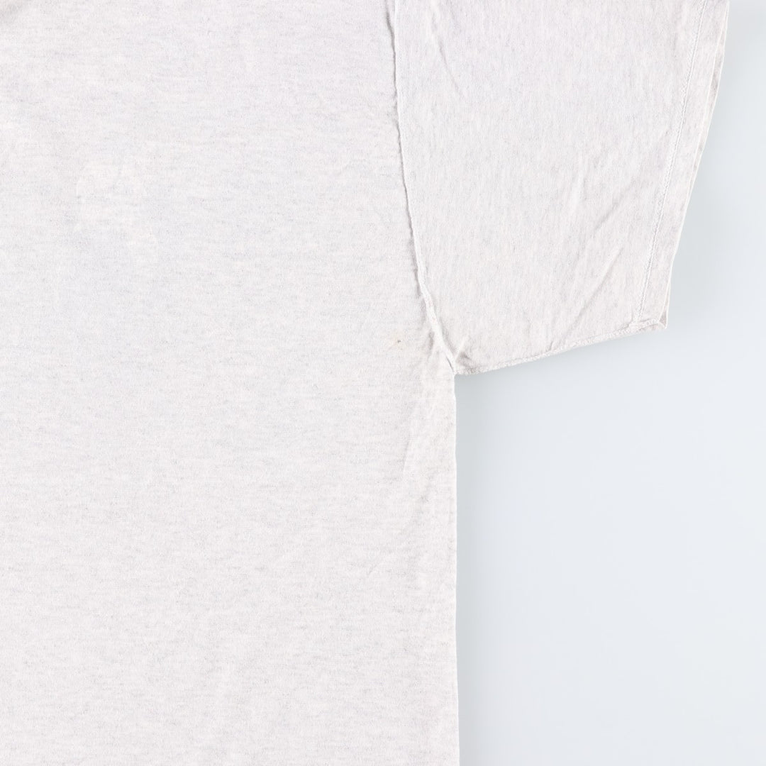 Vintage 90'S TULTEX printed T-shirt, men's XL size cotton white type Vintage Second Hand