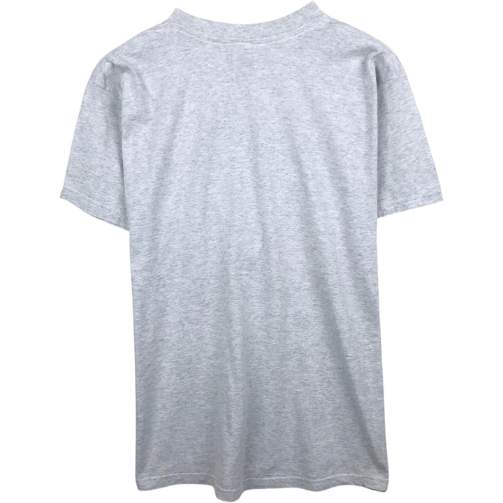 Fruit of the Loom BEST Print T-Shirt, Men's Size L (approx.), Vintage cotton gray type Vintage Second Hand
