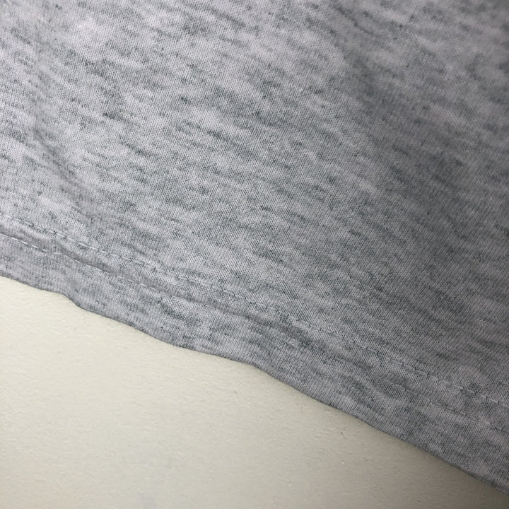 Fruit of the Loom BEST Print T-Shirt, Men's Size L (approx.), Vintage cotton gray type Vintage Second Hand