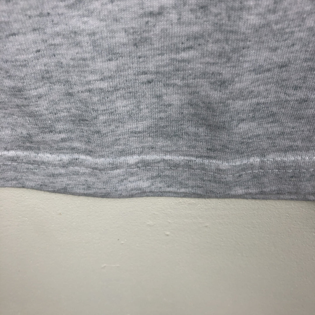 Fruit of the Loom BEST Print T-Shirt, Men's Size L (approx.), Vintage cotton gray type Vintage Second Hand