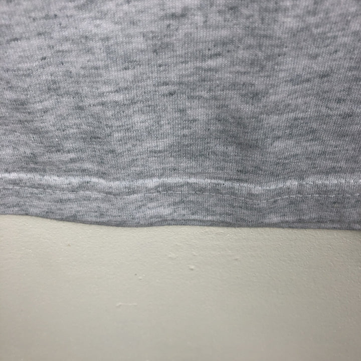 Fruit of the Loom BEST Print T-Shirt, Men's Size L (approx.), Vintage cotton gray type Vintage Second Hand