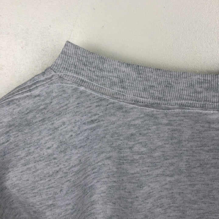 Fruit of the Loom BEST Print T-Shirt, Men's Size L (approx.), Vintage cotton gray type Vintage Second Hand