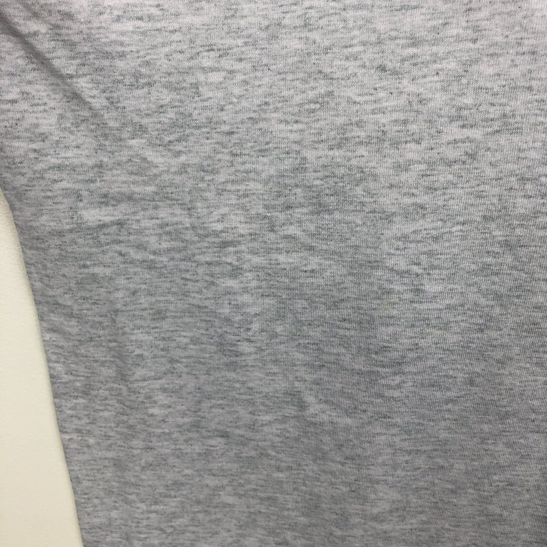 Fruit of the Loom BEST Print T-Shirt, Men's Size L (approx.), Vintage cotton gray type Vintage Second Hand