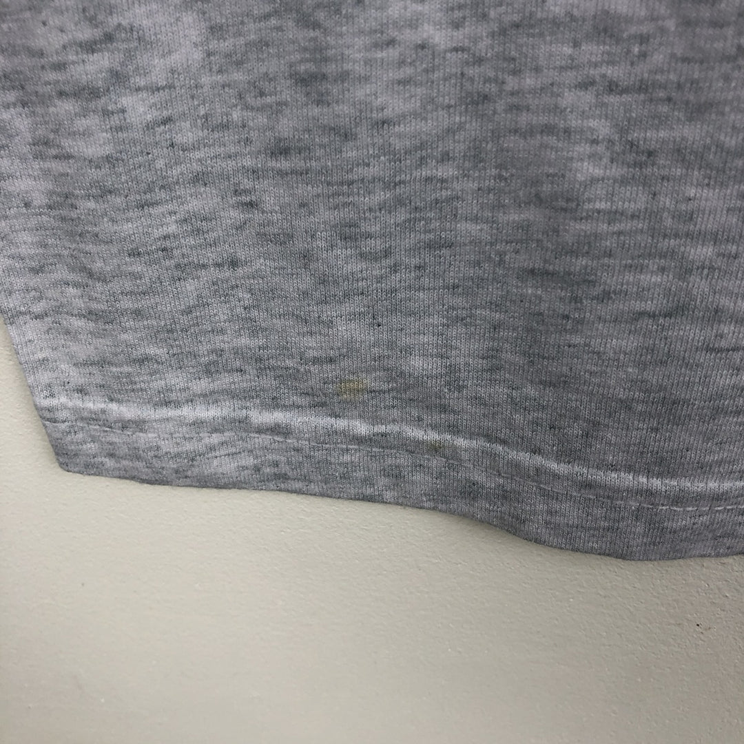 Fruit of the Loom BEST Print T-Shirt, Men's Size L (approx.), Vintage cotton gray type Vintage Second Hand