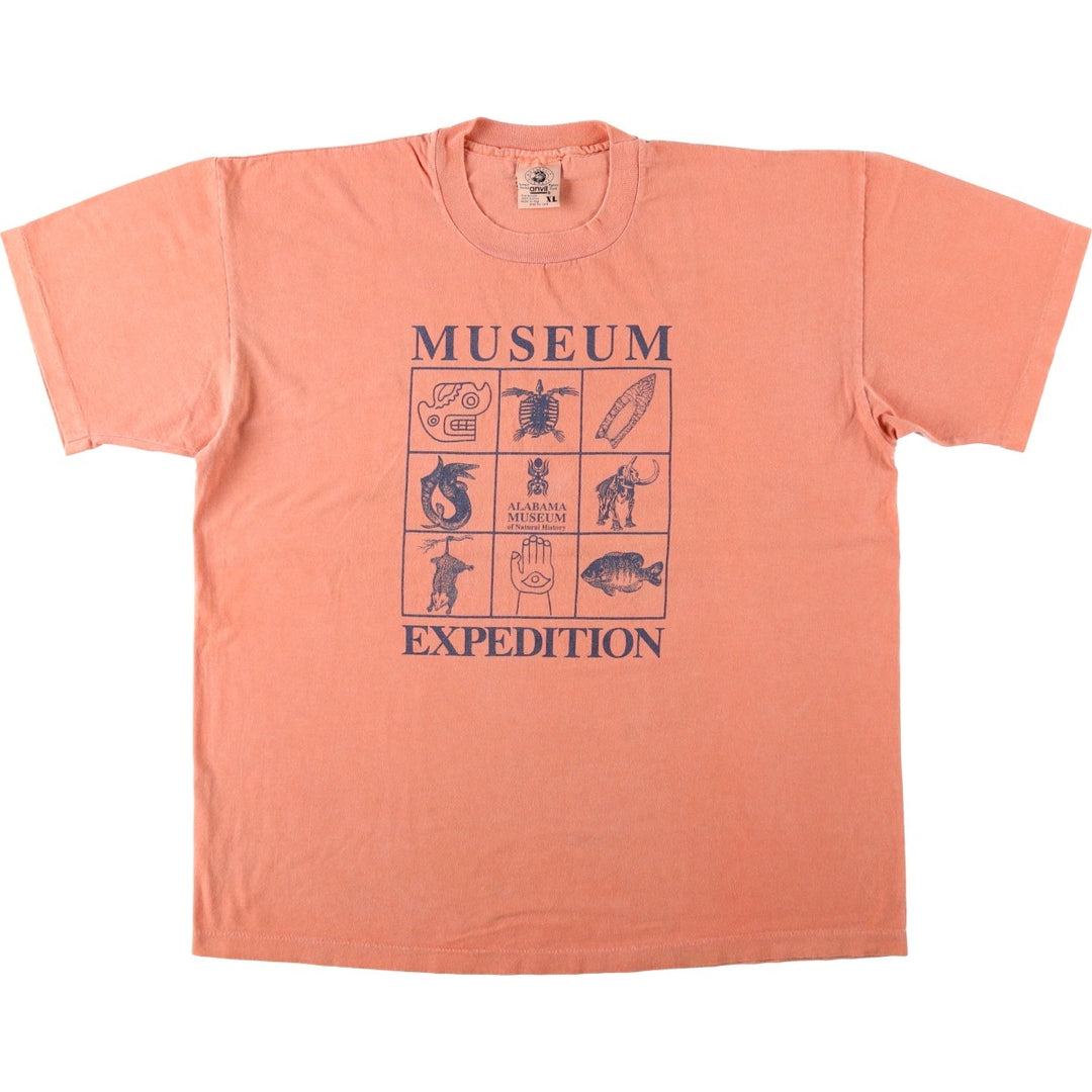 90'S Anvil Advertising T-Shirt, Made in USA, Men's XL, Vintage cotton red type Vintage Second Hand