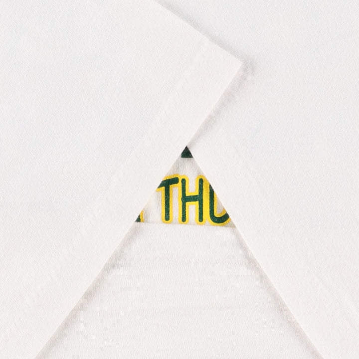 90's ONEITA POWER cotton white type Vintage Second Hand