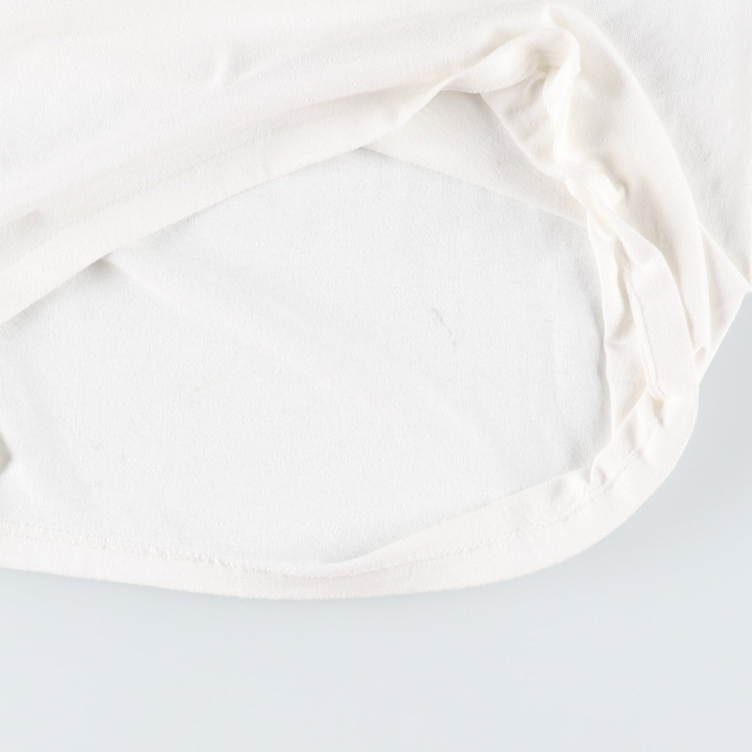 90's ONEITA POWER cotton white type Vintage Second Hand