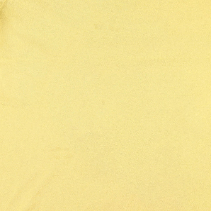 90'S Fruit of the Loom printed T-shirt, made in the USA, men's XL size, vintage cotton yellow type Vintage Second Hand