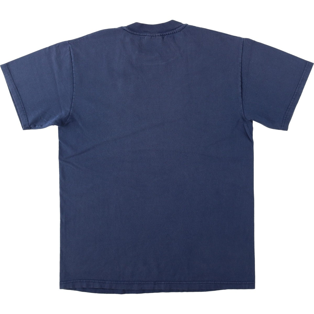 90'S Hanes BEEFY-T Print T-Shirt, Men's Size M (approx.), Vintage cotton navy blue type Vintage Second Hand