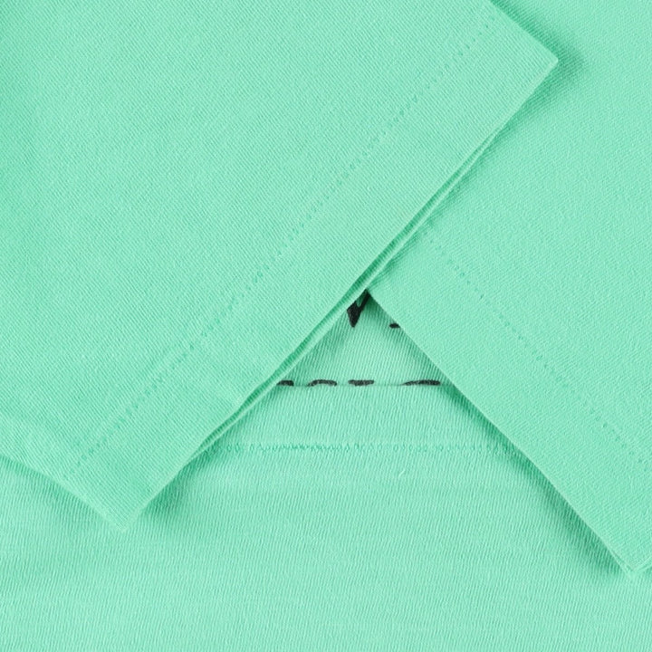90'S ONEITA CONVENTION DESIGNS inc. Printed T-shirt, Made in USA, Men's Size M (approx.), Vintage cotton Emerald green Vintage Second Hand