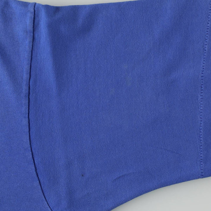 90'S Fruit of the Loom printed T-shirt, made in the USA, men's size L (approx.) cotton blue type Vintage Second Hand