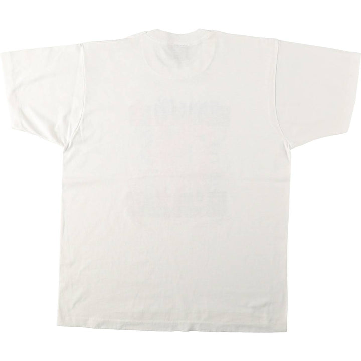 90'S Screen Stars Best Printed T-shirt Made in USA Men's XL Vintage cotton white type Vintage Second Hand