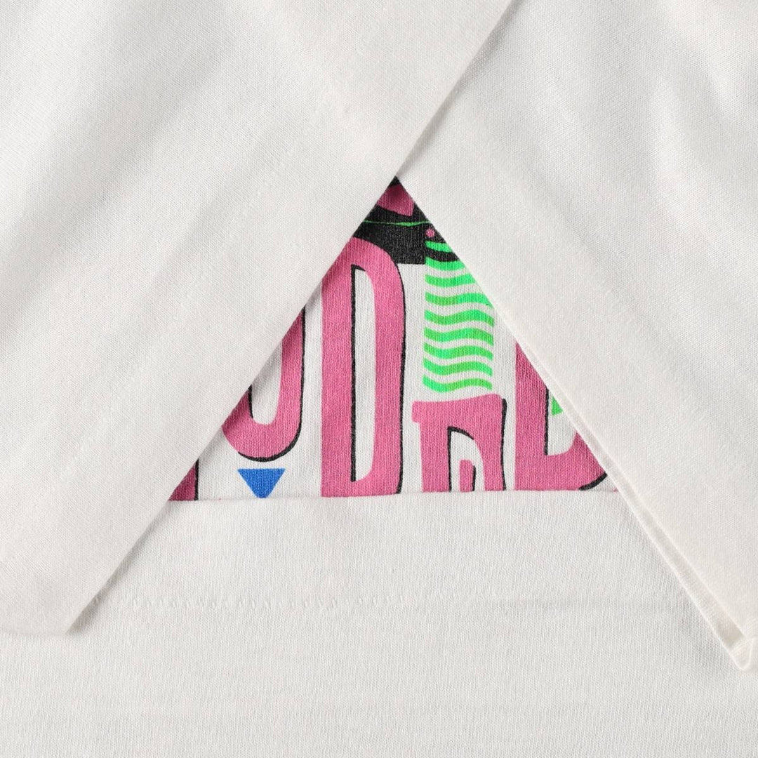 90'S Screen Stars Best Printed T-shirt Made in USA Men's XL Vintage cotton white type Vintage Second Hand
