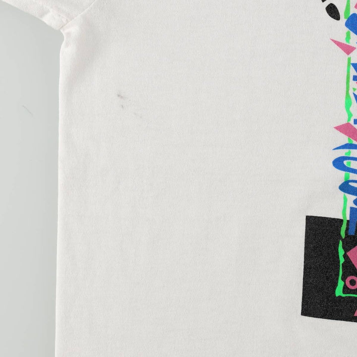 90'S Screen Stars Best Printed T-shirt Made in USA Men's XL Vintage cotton white type Vintage Second Hand