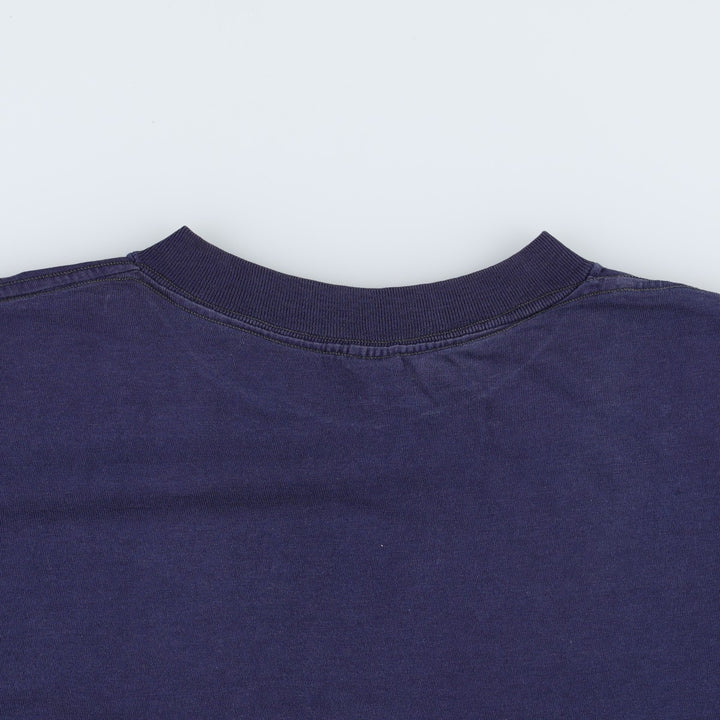 70s-80'S ARTEX Military Print T-Shirt, Made in USA, Men's Size M (Equivalent), Vintage cotton navy blue type Vintage Second Hand