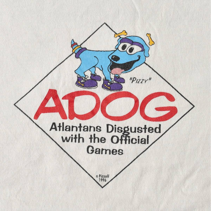 90'S Fruit of the Loom printed T-shirt, made in Jamaica, men's size XL equivalent. cotton white type Vintage Second Hand